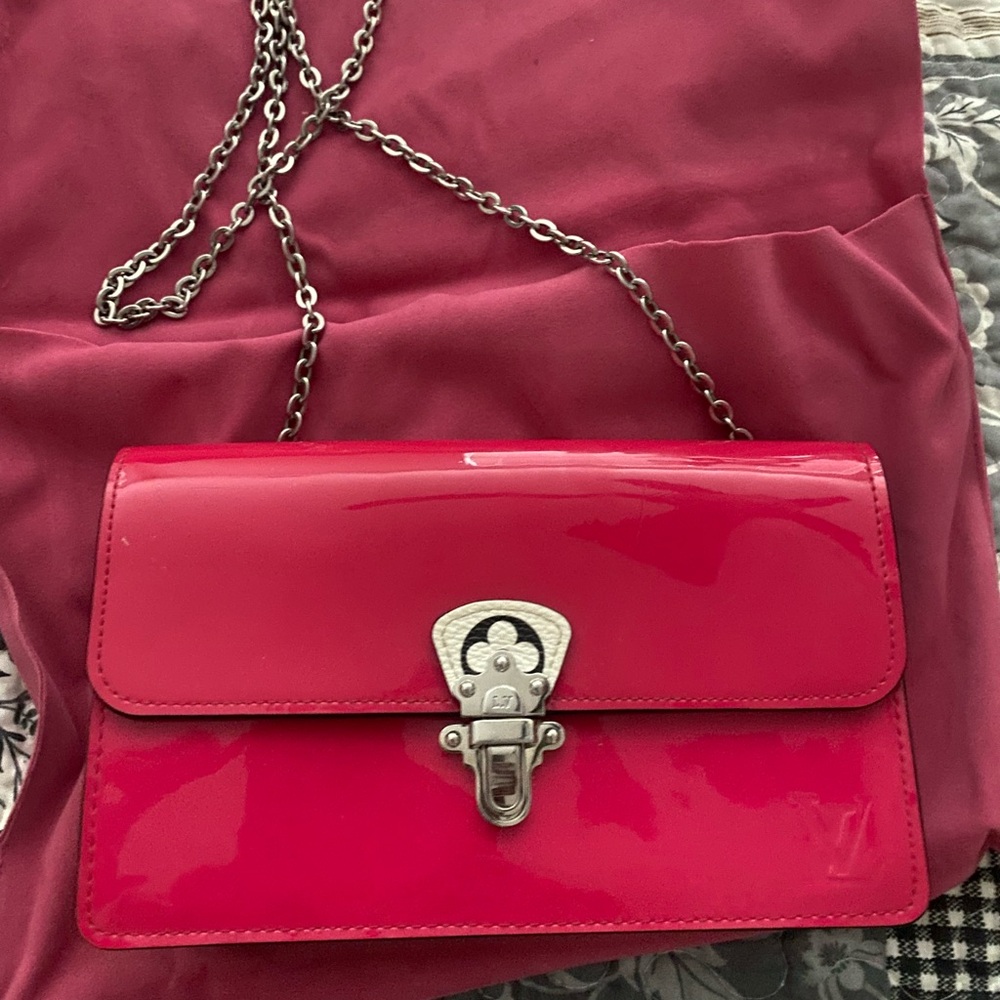 Authentic Louis Vuitton Patent Cherry a Pouchette